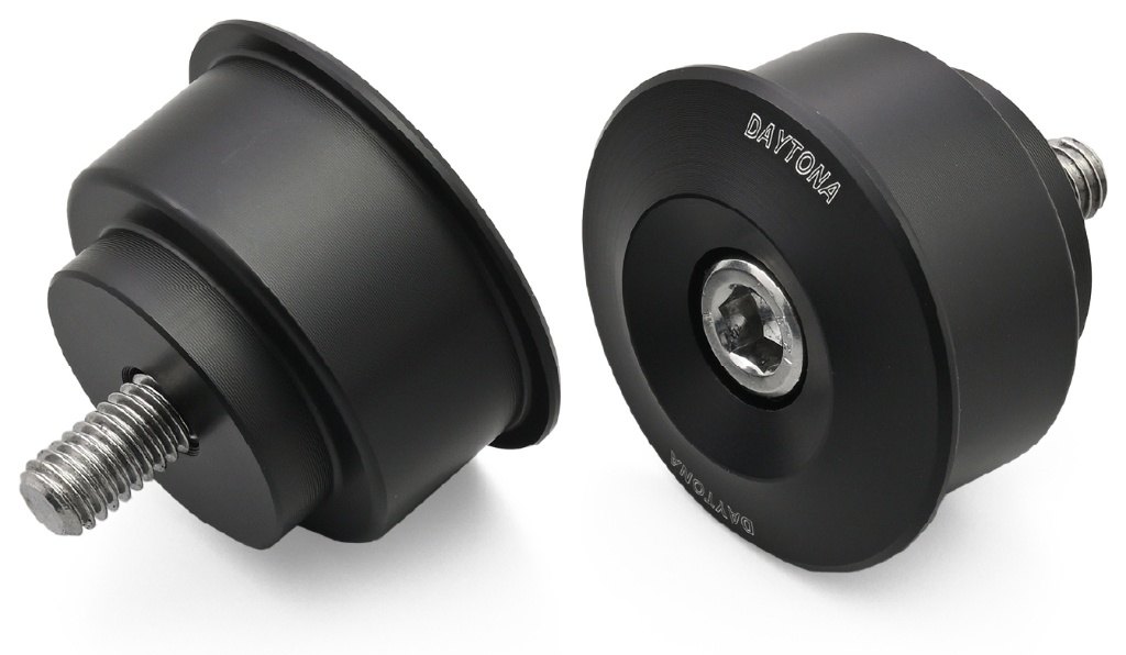 DAYTONA デイトナ バーエンドミラーアダプター リード125 FZ1 FZ8 M6用、グリップエンドからハンドルエ..