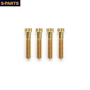 S-PARTS エスパーツ キャリパー用チタンボルトセット A3 M8×40MM キャリパーボルト・マウントボルト ブレーキ