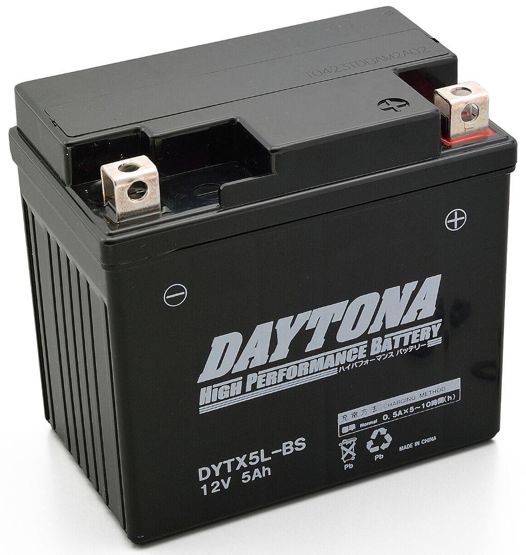 DAYTONA デイトナ ハイパフォーマンスバッテリー 液入り充電済 【DYTX5L-BS】 HONDA ホンダ SUZUKI スズキ YAMAHA ヤマハ 鉛系バッテリー バッテリー関連