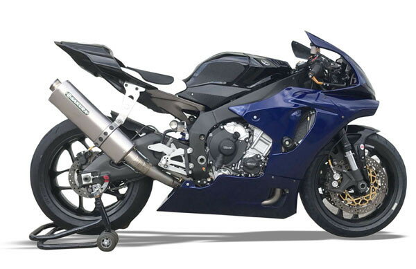 SAKURA サクラレーシングマフラー YAMAHA YZF-R1 メガフォンサイレンサー (KITオイルパン対応) JSB1000 フルエキゾーストマフラー ヤマハ マフラー