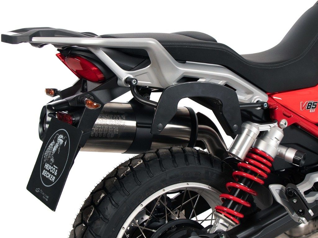 HEPCO＆BECKER ヘプコ＆ベッカー サイドソフトケースホルダー 「C-Bow」 V85TT Strada Travel MOTOGUZZI モトグッチ バッグ・ボックス取り付けステー 車体用バッグ・ケース