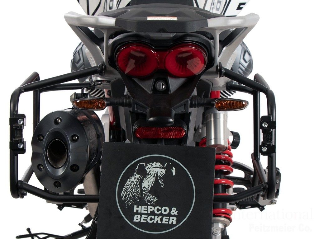 HEPCO＆BECKER ヘプコ＆ベッカー サイドケースホルダー V85TT Strada Travel MOTOGUZZI モトグッチ サイドキャリア 外装