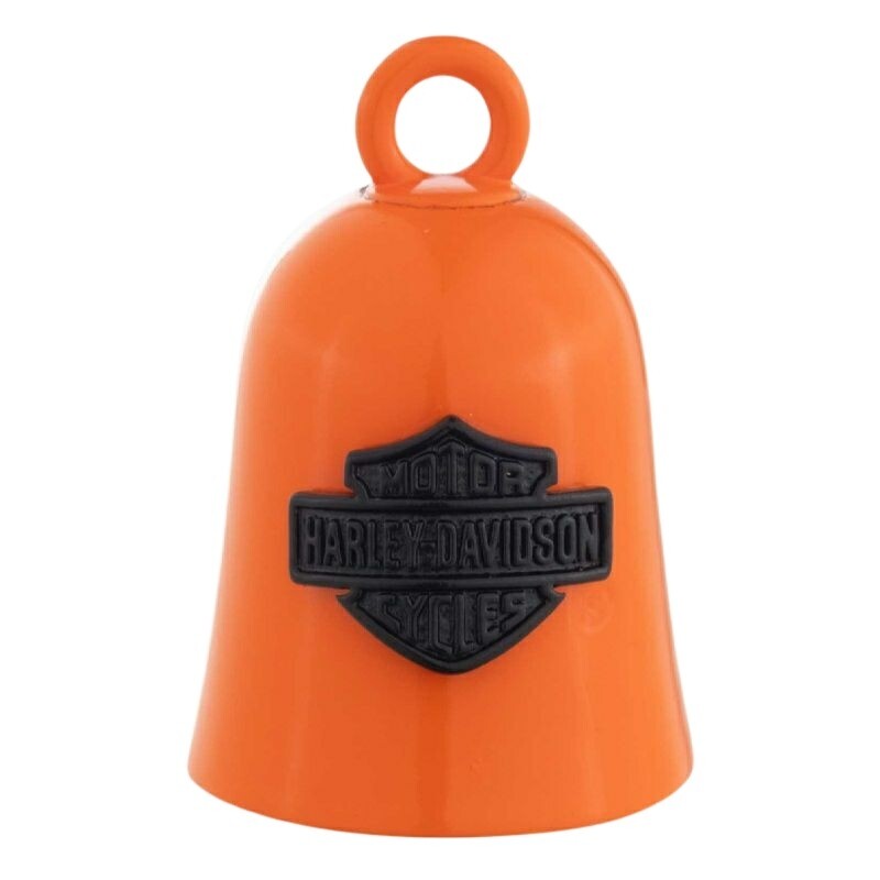 HARLEY-DAVIDSON ハーレーダビッドソン 【ハーレー純正】【ガーディアンベル】ハーレーダビッドソン バー＆シールドロゴ入りライドベル／オレンジ＆ブラック その他グッズ バイク関連グッズ