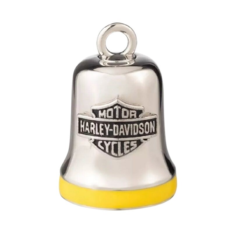 HARLEY-DAVIDSON ハーレーダビッドソン 【ハーレー純正】【ガーディアンベル】ハーレーダビッドソン バー＆シールドイエローストライプライドベル その他グッズ バイク関連グッズ