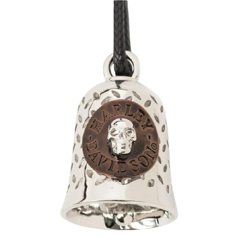 HARLEY-DAVIDSON ハーレーダビッドソン 【ハーレー純正】【ガーディアンベル】ハーレーダビッドソン H-Dスカルブラウンディスクウィズスカルライドベル その他グッズ バイク関連グッズ