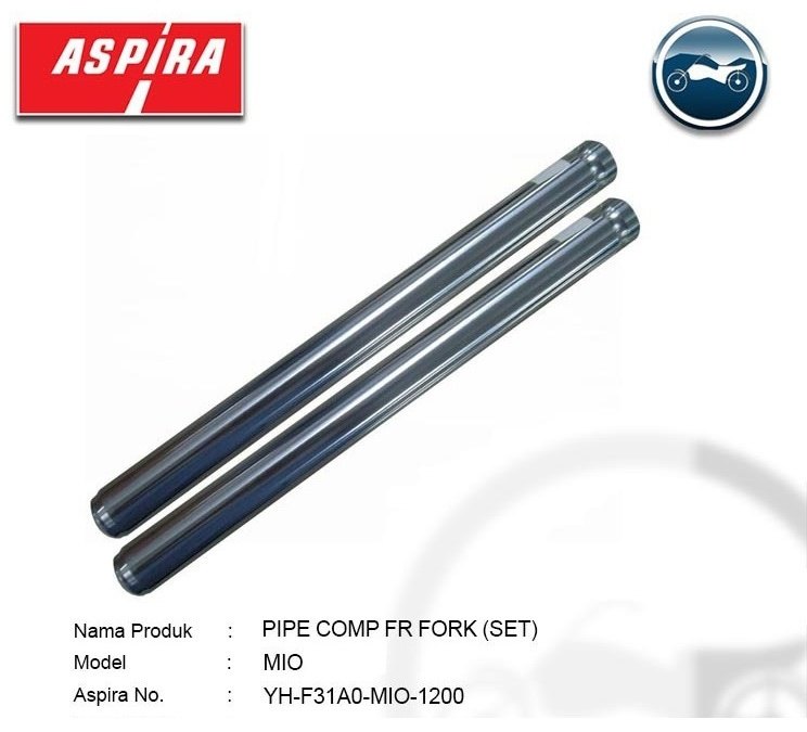 ASPIRA アスピラ Front Fork Tube Mio 115 YAMAHA ヤマハ インナーチューブ サスペンション 足回り