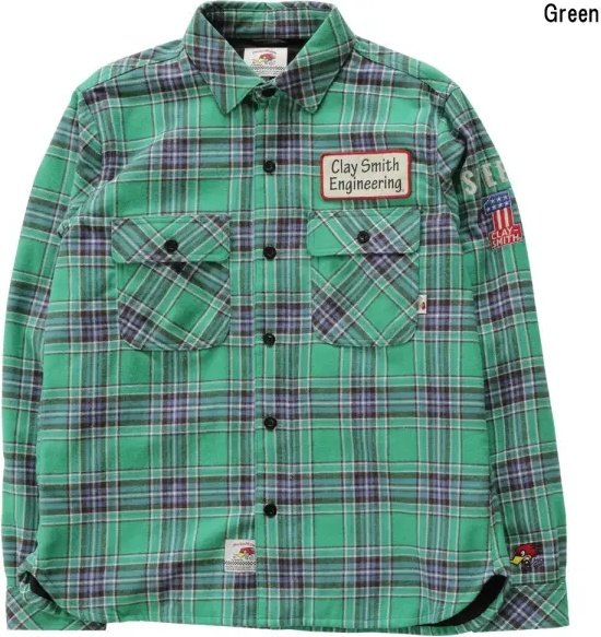 Clay Smith クレイスミス　防風ネルシャツ　Lサイズ　未使用　美品 楽天市場】クレイスミス ネルシャツの通販