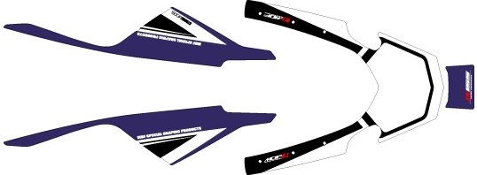 MDF エムディーエフ グラフィックキット ストロボモデル YZF-R15 YAMAHA ヤマハ 外装 タイプ：フロントトップパーツ(左右セット)