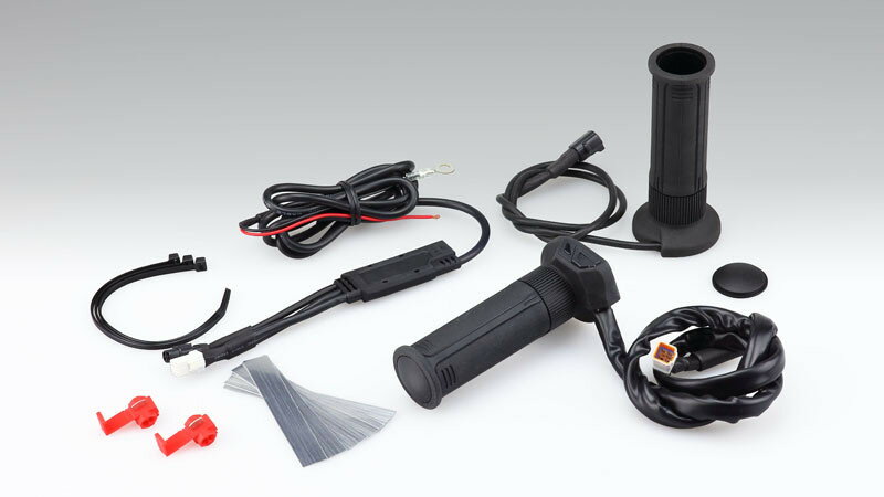 KIJIMA キジマ グリップ左側出力システム搭載 グリップヒーター GH07 グリップ長130mm KAWASAKI カワサキ