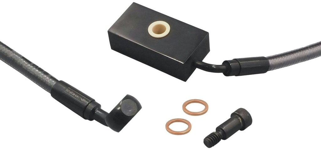 MAGNUM マグナム ABS用シングルブレーキライン ロワー M8 ソフテイルモデル HARLEY-DAVIDSON ハーレーダビッドソン ブレーキワイヤー・ブレーキケーブル ブレーキ