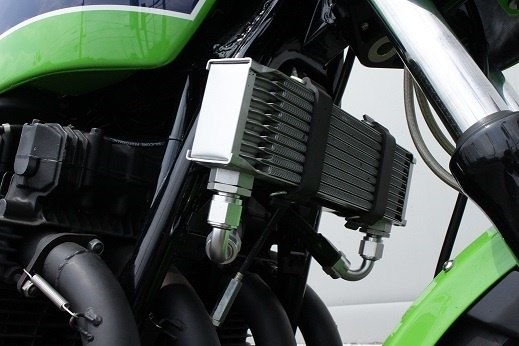 SPEED SHOP ITO スピードショップイトウ J系用10段オイルクーラーステー(9インチ) J系 KAWASAKI カワサキ オイルクーラー 冷却関連 エンジン