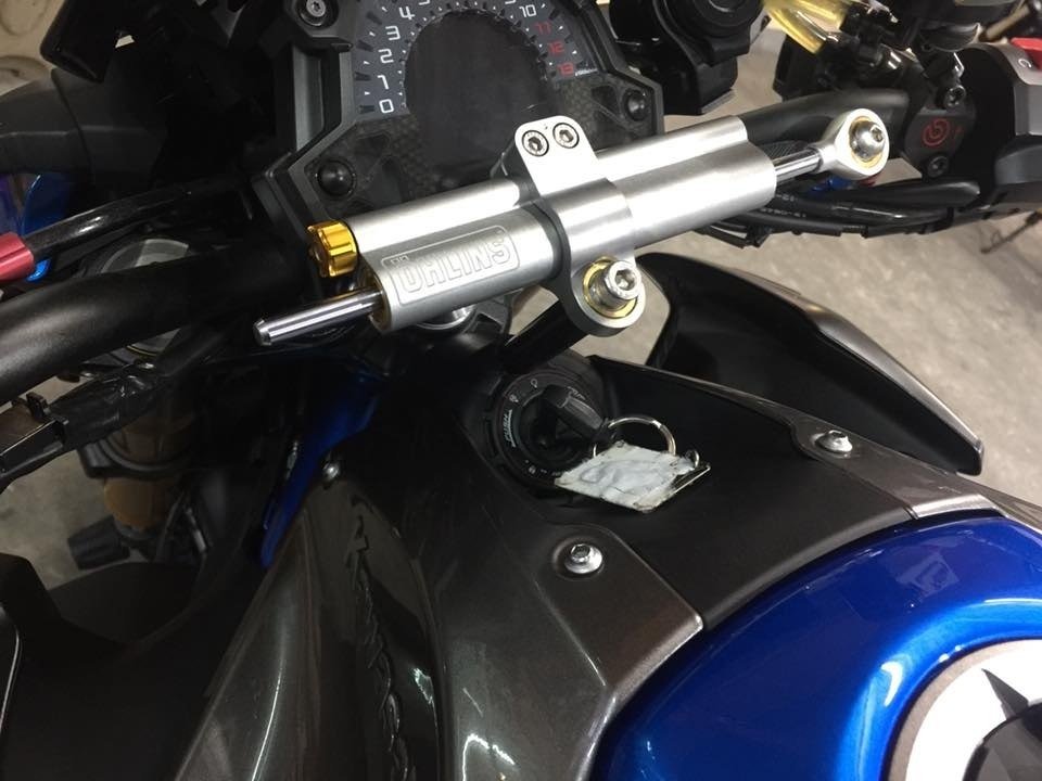 RSV racing アールエスブイレーシング Hyperpro clamp ステアリングダンパーブラケ...