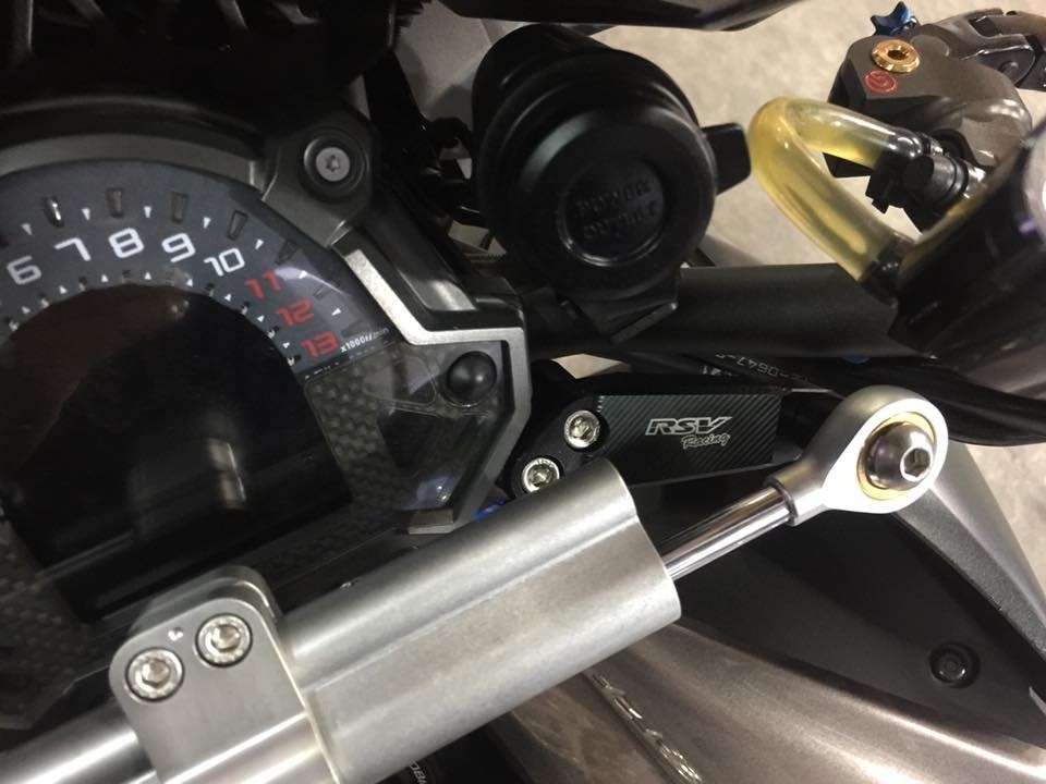 RSV racing アールエスブイレーシング Hyperpro clamp ステアリングダンパーブラケ...
