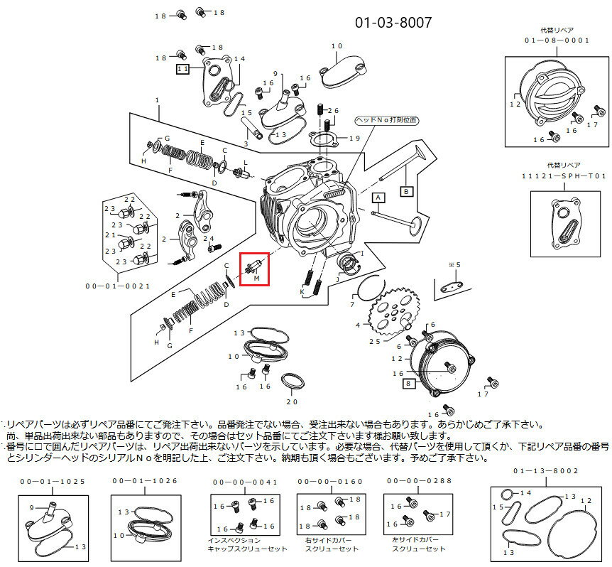 SP武川 SPタケガワ 【補修部品】バルブガイド(EX) モンキー HONDA ホンダ バルブガイド エンジンパーツ エンジン