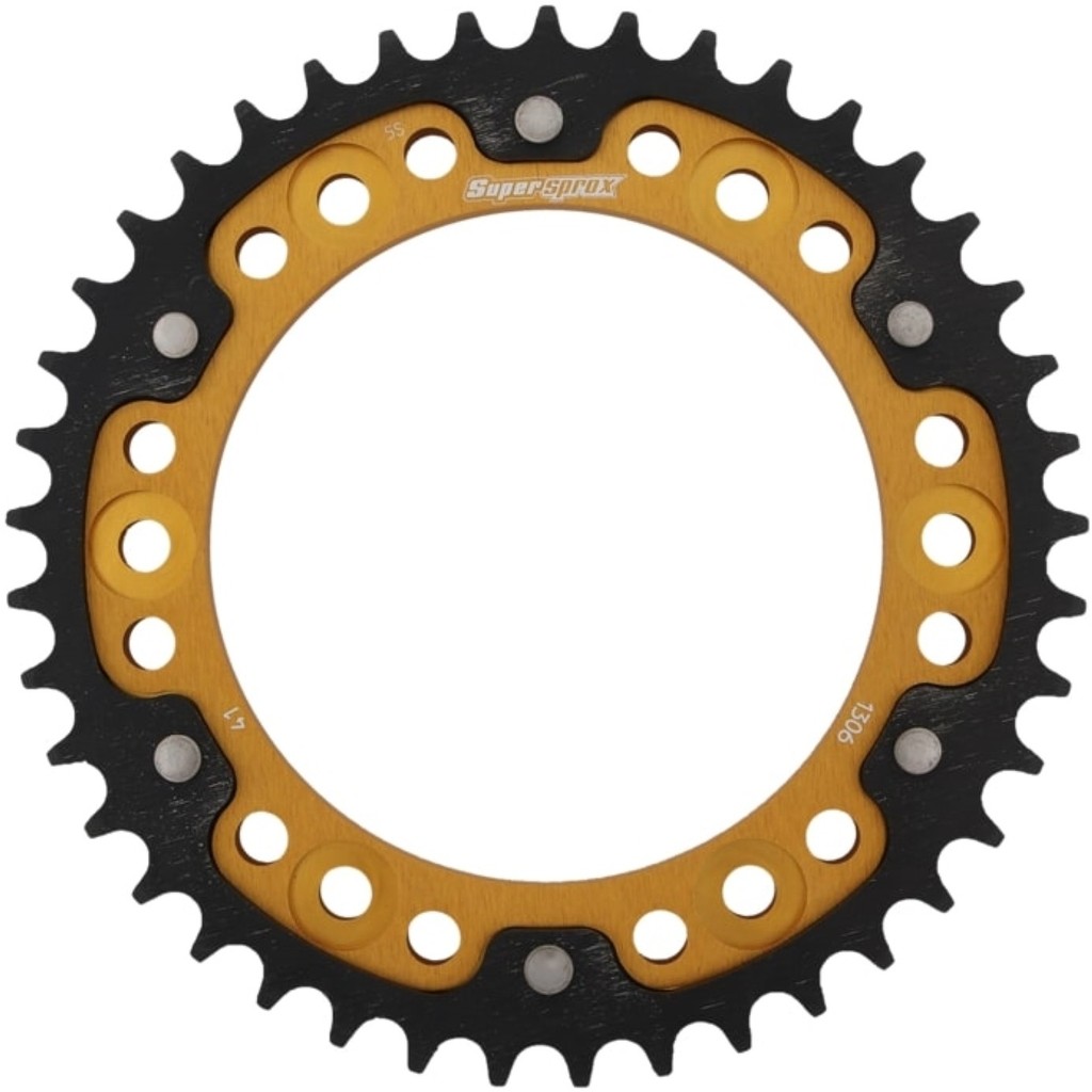 Supersprox スーパースプロックス ドリブン スプロケット リア ステルス (STEALTH) アルミ＆スチール CBR600RR CBR1000RR HONDA ホンダ ドリブンスプロケット・リアスプロケット 駆動系 丁数：41丁