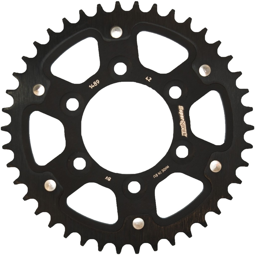 Supersprox スーパースプロックス ドリブン スプロケット リア ステルス (STEALTH) アルミ＆スチール Z900 Z900RS CAFE NINJA1000 Z1000 ZX-10R ZRX1200 DAEG KAWASAKI カワサキ ドリブンスプロケット・リアスプロケット 駆動系 丁数：42丁