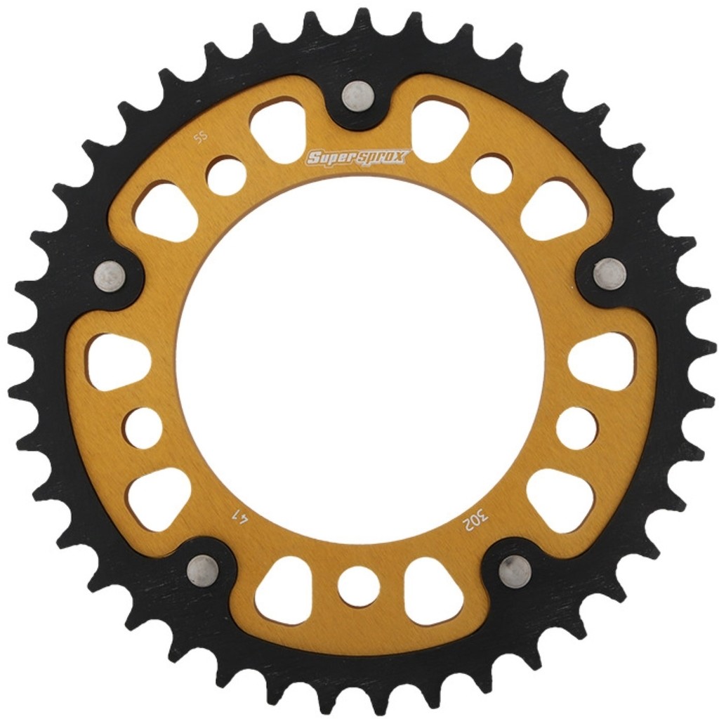 Supersprox スーパースプロックス ドリブン スプロケット リア ステルス (STEALTH) アルミ＆スチール CB1100 CB1100EX CB1100RS CB1300 SUPER FOUR SP BOLD’OR TOURING HONDA ホンダ ドリブンスプロケット・リアスプロケット 駆動系 丁数：41丁