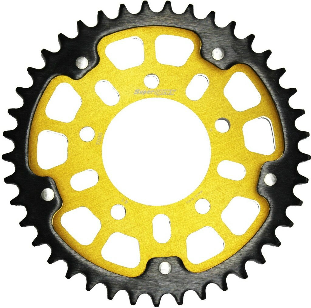 Supersprox スーパースプロックス ドリブン スプロケット リア ステルス (STEALTH) アルミ＆スチール ドリブンスプロケット・リアスプロケット 駆動系 丁数：41丁