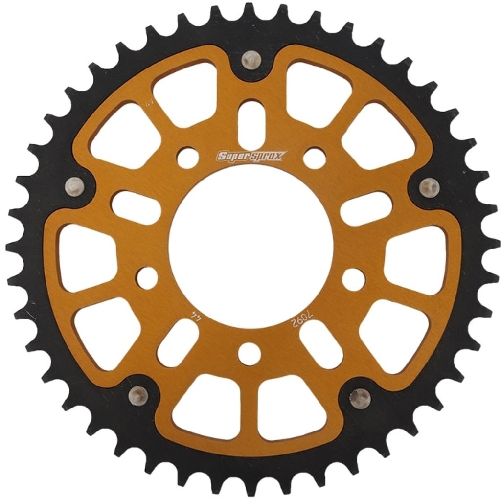 Supersprox スーパースプロックス ドリブン スプロケット リア ステルス (STEALTH) アルミ＆スチール ドリブンスプロケット・リアスプロケット 駆動系 丁数：44丁