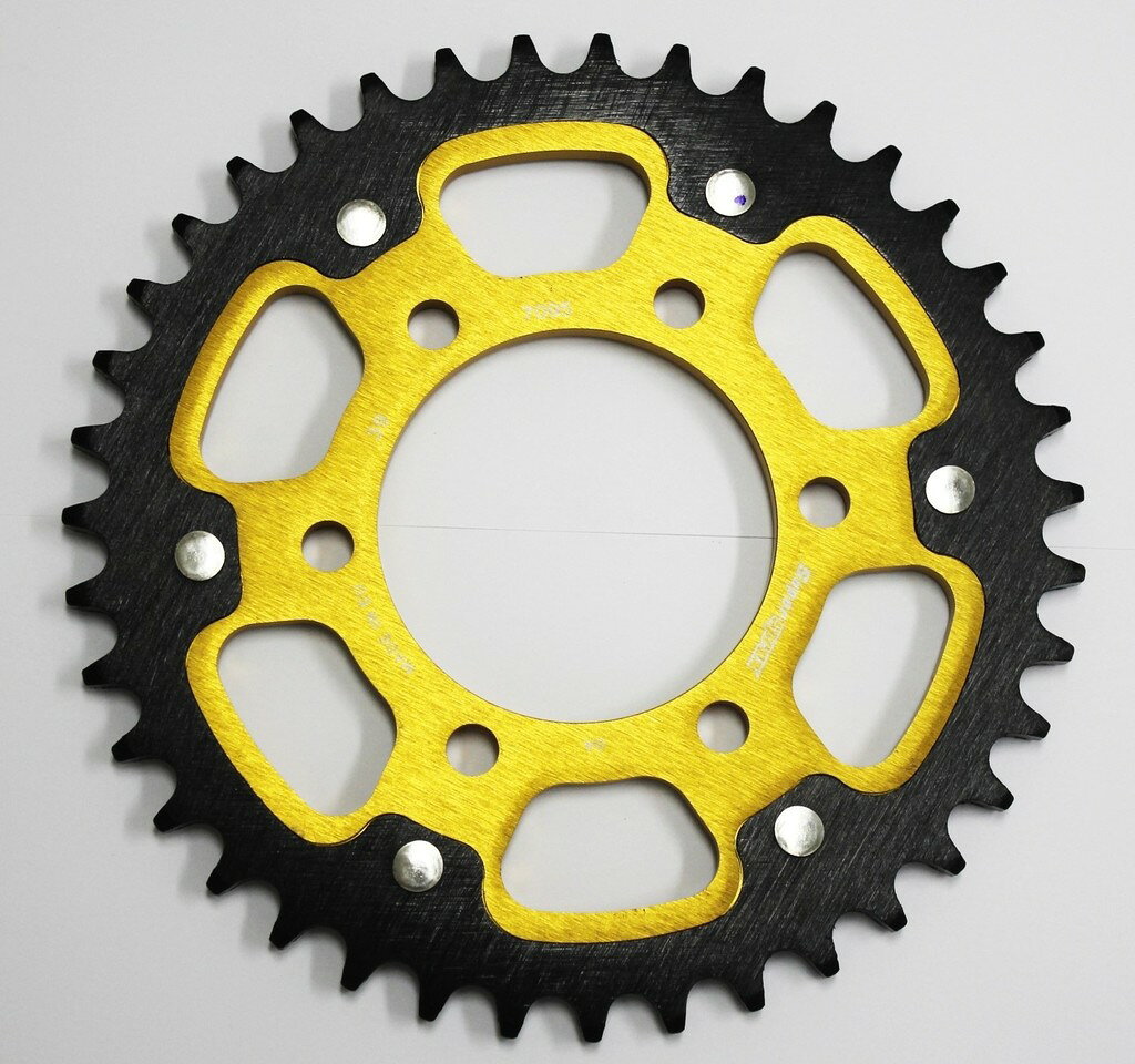 Supersprox スーパースプロックス ドリブン スプロケット リア ステルス (STEALTH) アルミ＆スチール ドリブンスプロケット・リアスプロケット 駆動系 丁数：39丁