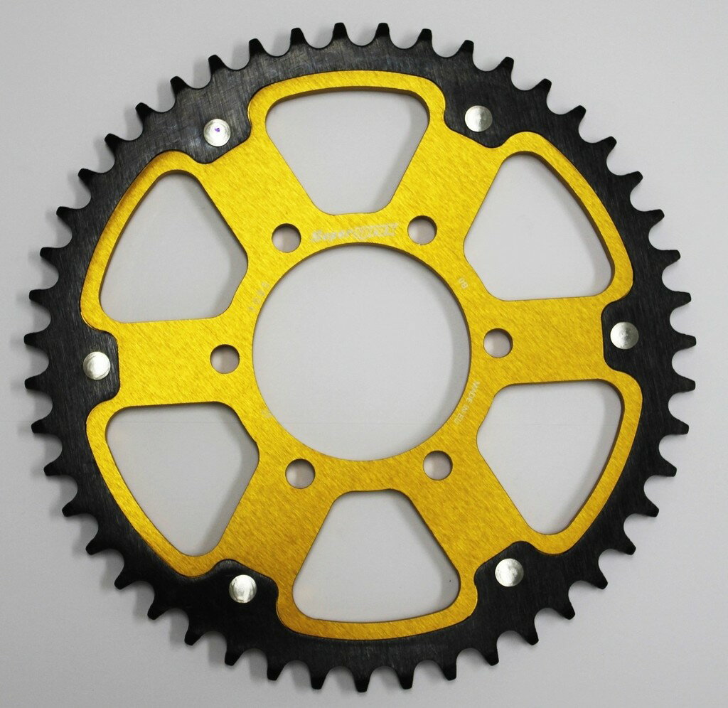 Supersprox スーパースプロックス ドリブン スプロケット リア ステルス (STEALTH) アルミ＆スチール ドリブンスプロケット・リアスプロケット 駆動系 丁数：47丁