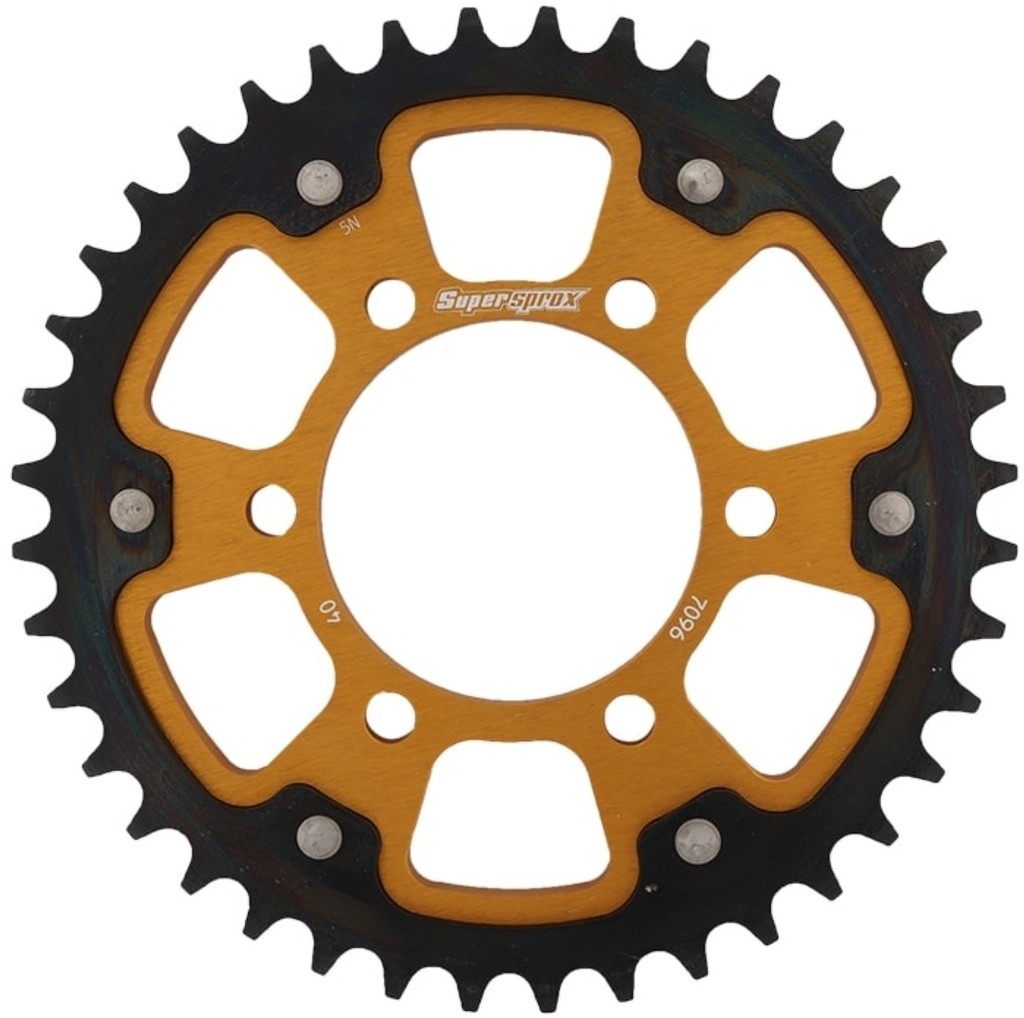 Supersprox スーパースプロックス ドリブン スプロケット リア ステルス (STEALTH) アルミ＆スチール ドリブンスプロケット・リアスプロケット 駆動系 丁数：40丁