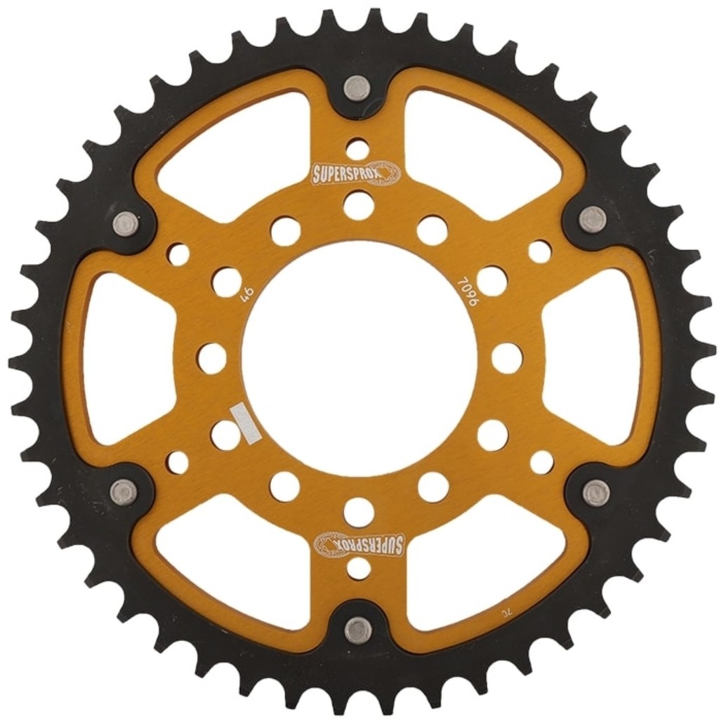 Supersprox スーパースプロックス ドリブン スプロケット リア ステルス (STEALTH) アルミ＆スチール ドリブンスプロケット・リアスプロケット 駆動系 丁数：46丁