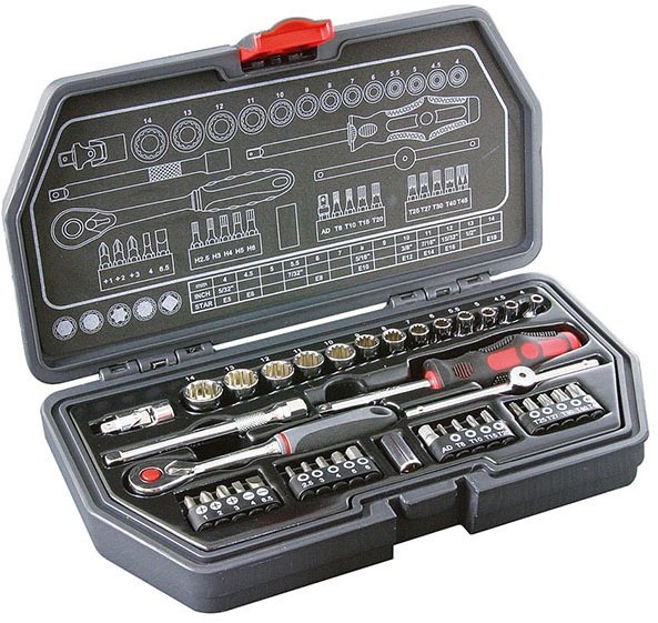 SEK スエカゲツール 39PC.スプラインソケットセット その他、ソケット ソケット ハンドツール(2.0)