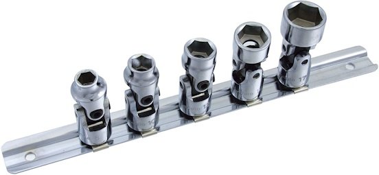 SEK スエカゲツール 5PC.ユニバーサルジョイントソケットハンガーセット その他、ソケット ソケット ハ..