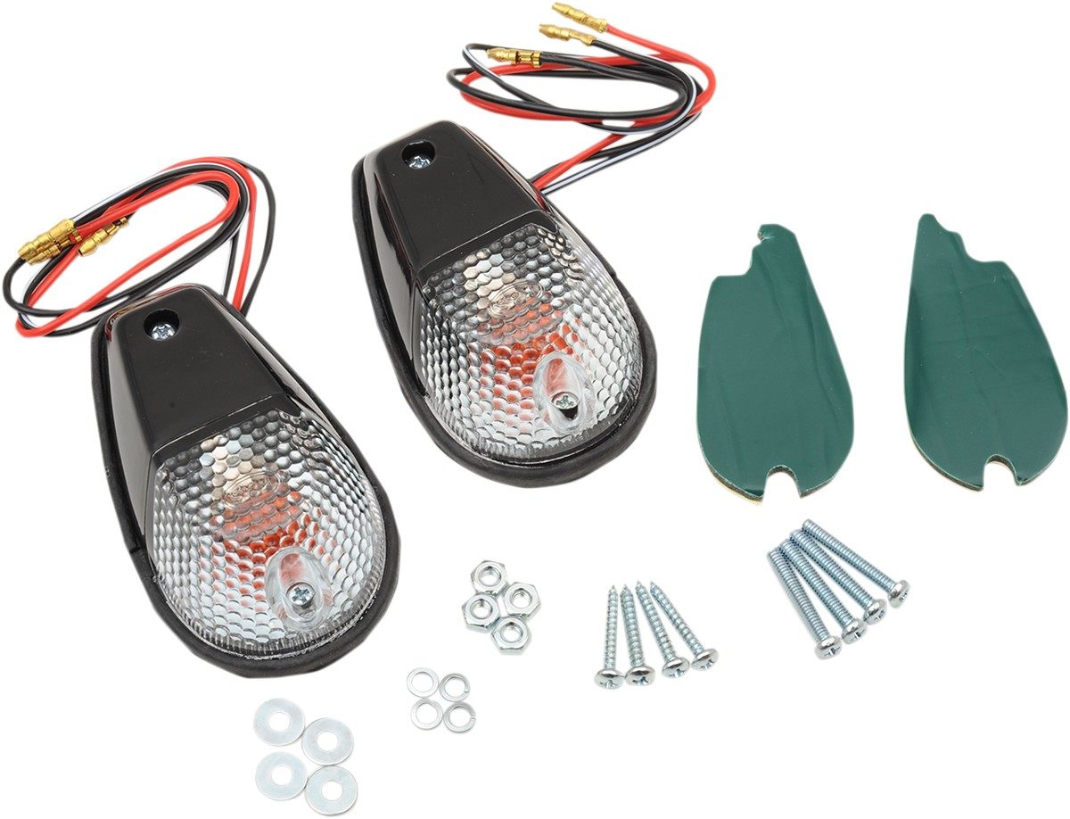 Winker - K&S TECHNOLOGIES ケイアンドエステクノロジーズ MRKR LGHT FLSHMNT BK CLR [25-8023] ウインカー 灯火類 電装系
