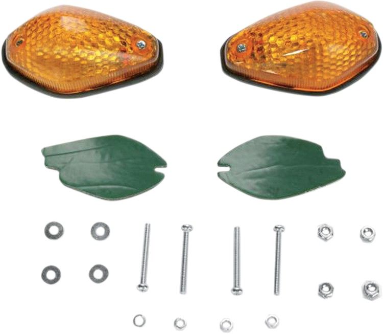 K&S TECHNOLOGIES ケイアンドエステクノロジーズ マーカーライト ティアドロップ アンバー 【MRKR LGHT TEARDROP AMB [25-8178]】 ウインカー