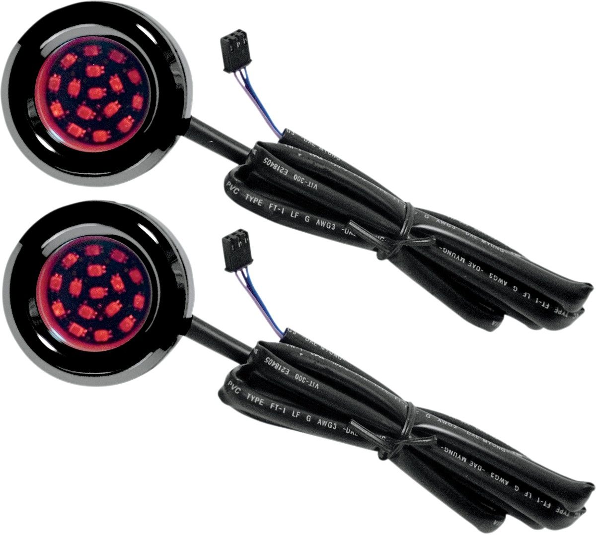 CYCLE VISIONS サイクルビジョン バッグライト2 ブラック L99-13FLT 【BAG LITES 2 BLK [2020-0384]】 ..