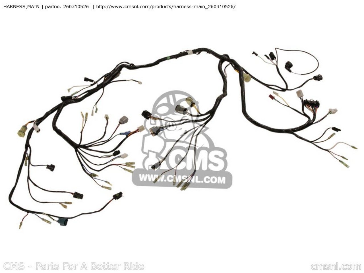 CMS シーエムエス HARNESS，MAIN KVF360-A9F PRAIRIE360 2009 USA / 4X4 KVF360-AAF 2010 KVF360-ABF 2011 KVF360-ACF 2012 KVF360-C9F KVF360-CAF KVF360-CBF KAWASAKI カワサキ メインハーネス スイッチ・ハーネス関係 電装系