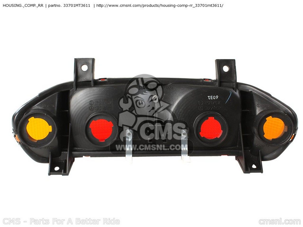 CMS シーエムエス HOUSING.，COMP.，RR ST1100 PANEUROPEAN 2000 Y EUROPEAN DIRECT SALES ST1100A AUSTRIA / ABS FRANCE HONDA ホンダ テールランプ 灯火類 電装系 3