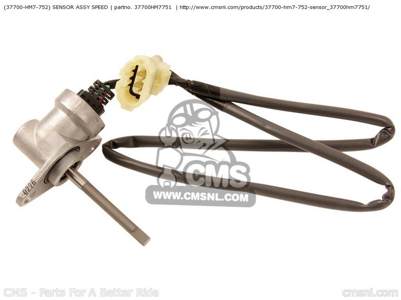CMS シーエムエス (37700-HM7-752) SENSOR ASSY SPEED TRX400FW 2000 Y USA FOURTRAX AUSTRALIA / HOR CANADA EXCEPT CALIFORNIA 2001 1 2002 2 TRX450ES KPH REF MPH FOREMAN ES TRX450S HONDA ホンダ その他メーター メーター・インジケーター関係 電装系