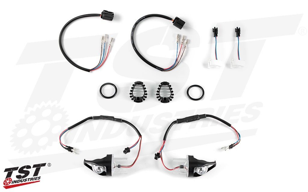 TST ティーエスティー MECH-GTR フロントLEDウインカー - 多少キズあり FZ-10 MT-10 YAMAHA ヤマハ ウインカー 灯火類 電装系