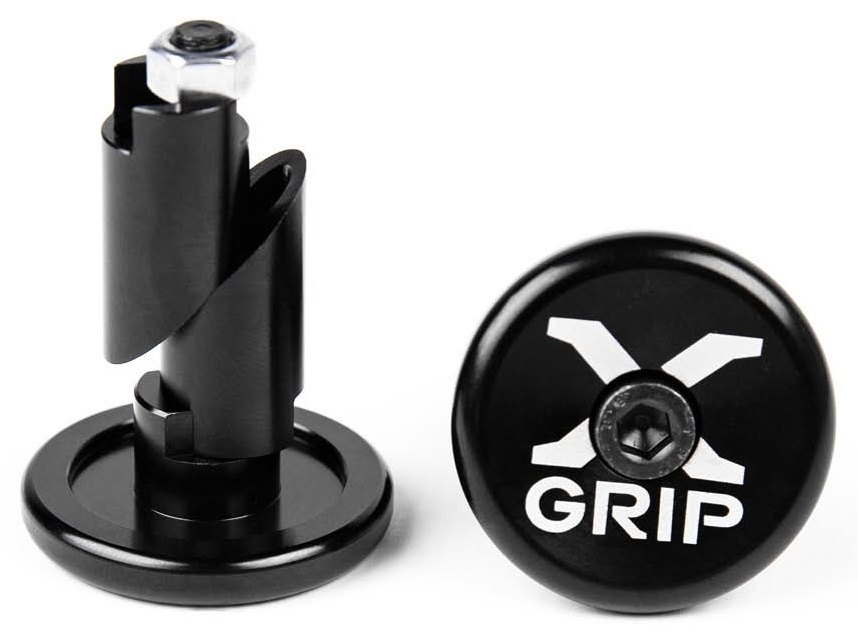 ■商品概要【サイズ】 内径：12.0-16.2mm【入数】 左右セット■詳細説明X-GRIPデザインがハンドル周辺のドレスアップにも最適。高品質アルミニウムの削り出しバーエンド。エッジのない丸みを帯びたデザインでグローブなどの引っ掛かりを低減します。■注意点※グリップは付属しません。※オーストリアからの輸入商品の為、運送時に発生した化粧箱・パッケージへのダメージの有無はメーカー保証対象外となります。予めご了承ください。※画像には他の商品、カラーが含まれている場合があります。※メーカー都合により商品の仕様変更がある場合がございます。ご了承ください。