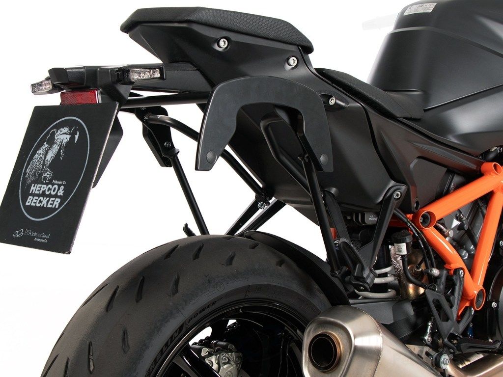 HEPCO＆BECKER ヘプコ＆ベッカー サイドソフトケースホルダー 「C-Bow」 1390 Super Duke R Evo KTM バッグ・ボックス取り付けステー 車体用バッグ・ケース