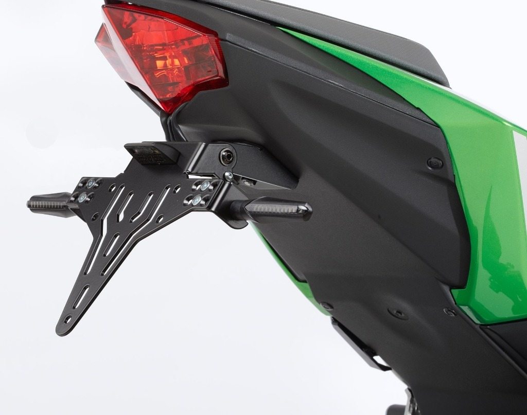 PROTECH プロテック V-SHAPE license plate holder kit including reflector and light Ninja 125 KAWASAKI カワサキ フェンダーレスキット フェンダー関連 外装