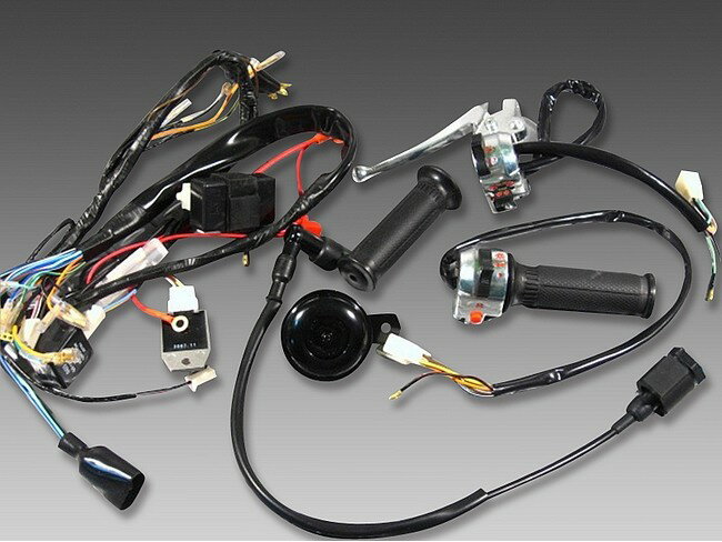 MINIMOTO ミニモト ダックス12Vハーネスケーブル電装セット ダックス モンキー HONDA ホンダ その他ハーネス スイッチ・ハーネス関係 電装系