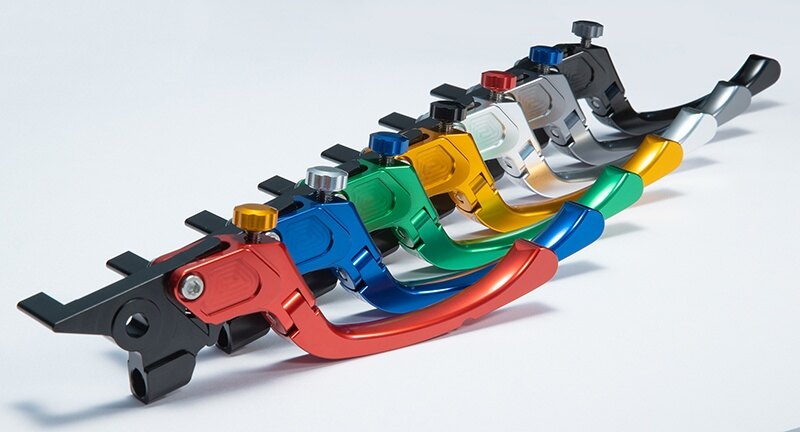 U-KANAYA ユーカナヤ クイックタイプ アルミビレットレバーセット Z1000 水冷 ニンジャ1000 KAWASAKI カワサキ ブレーキ・クラッチレバーセット ハンドル周辺パーツ ハンドル レバーカラー：ゴールド / アジャスターカラー：チタンカラー