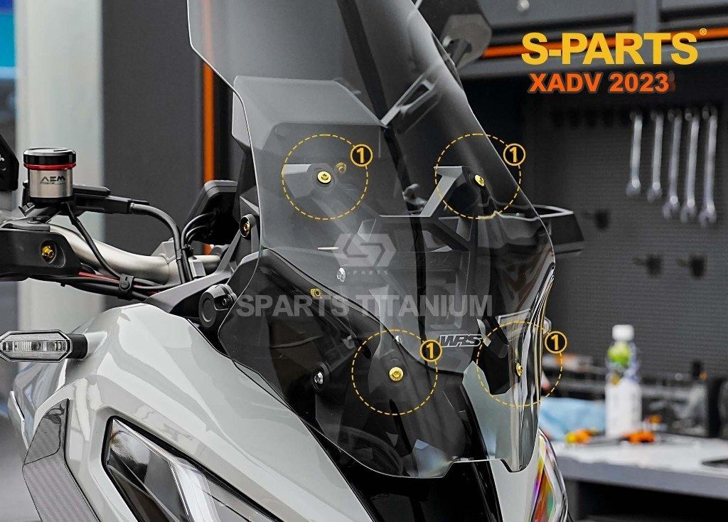 ■商品概要【材質】S-grade TC4チタン (引張強度 b/MPa 950-1050)【入数】4■詳細説明■TC4チタン合金耐食性、高強度、難加工性のS-PARTSの高品質SグレードTC4チタン合金を採用。主に航空宇宙分野やF1、MotoGPなどの国際大会で使用されています。安心感と卓越した性能を両立させる。■高温鍛造スクリューヘッドは「650度」の高温で鍛造され、SPARTS専用のLOGOスタンピング金型を特別にカスタマイズ。各金型の使用回数は「300回」以下とし、ツールスロットの精度と強度を確保。■真空窒化カラーリングゴールド、ブルー、ブラックはすべて真空窒化着色技術で作られています。金属表面に色が浸透します。強い傷がつかず、自然に変色することはありません。風や雨、泥にも負けません。あなたとともに、いつもまばゆい輝きを放ち、ほとばしる情熱を持ち続けます。■アルマイトカラーリングキャンディカラー、グリーン、パープルの3色にアルマイト加工を施しました。■より軽く、より強くS-PARTSのTC4チタン合金シリーズは、10.9級鋼と同等の強度を持ち、同じ仕様でアルミニウムに近い重量を実現しています。■注意点※取扱説明書が付属する場合は外国語となります。※輸入商材の為、納期が遅れる場合がございます。あらかじめご了承ください。※画像には他のカラー・商品が含まれています。※メーカー都合により商品の仕様変更がある場合がございます。ご了承ください。　※画像はイメージです。■適合車種X-ADV&ensp;X-ADV 年式: 23