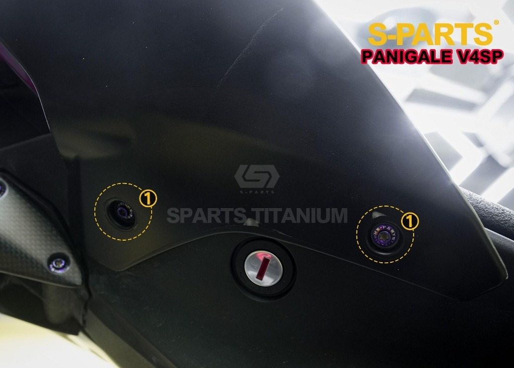 S-PARTS エスパーツ テールカウル用チタンボルトセット PANIGALE V4 S SP SP2 DUCATI ドゥカティ その他外装オプション・補修部品 外装