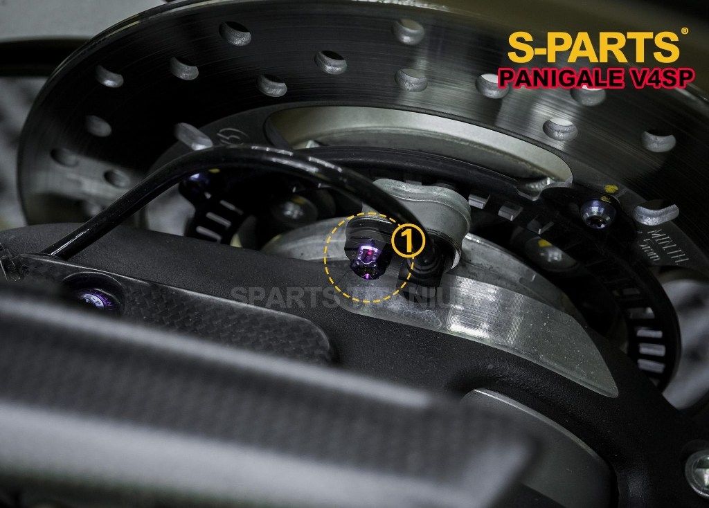 S-PARTS エスパーツ ABSセンサー用チタンボルトセット PANIGALE V4 S SP SP2 DUCATI ドゥカティ その他外装オプション・補修部品 外装