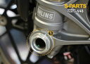 S-PARTS エスパーツ フロントアクスルチタンナット STREETFIGHTER V4 S SP PANIGALE SP2 V2 DUCATI ドゥカティ ...
