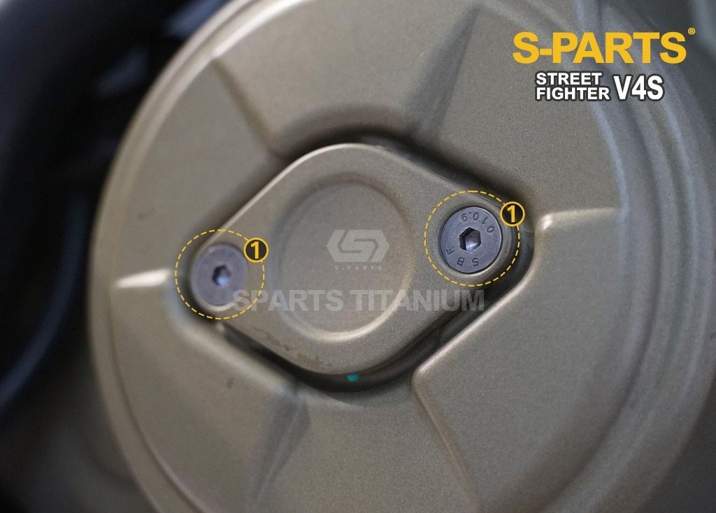 S-PARTS エスパーツ タイムチェーン調整カバー用チタンボルトセット STREETFIGHTER V4 S SP SP2 DUCATI ドゥカティ その他外装オプション・補修部品 外装