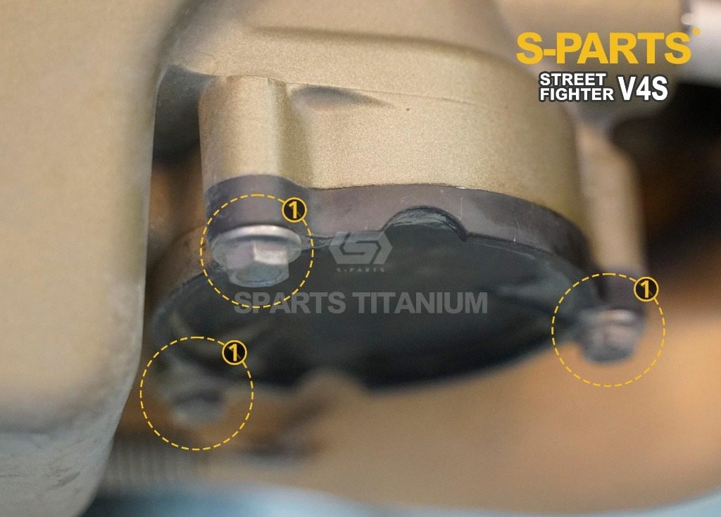 S-PARTS エスパーツ オイルフィルターカバー用チタンボルトセット STREETFIGHTER V4 S SP SP2 DUCATI ドゥカティ その他外装オプション・補修部品 外装