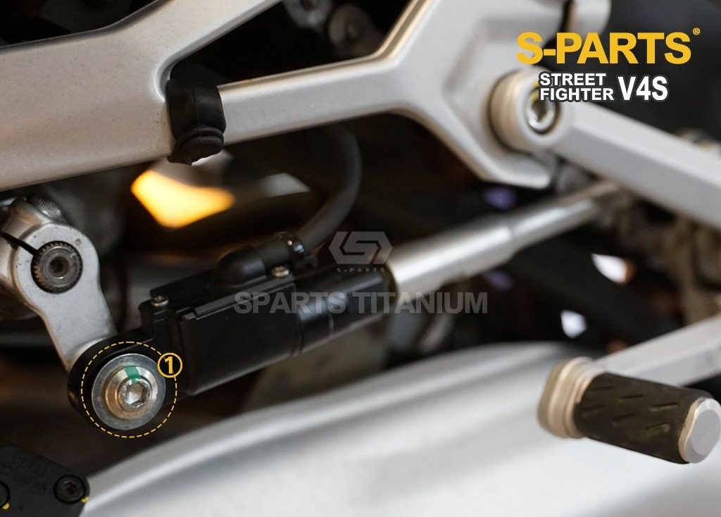 S-PARTS エスパーツ シフトロッド用チタンボルト STREETFIGHTER V4 S SP SP2 DUCATI ドゥカティ その他外装オプション・補修部品 外装