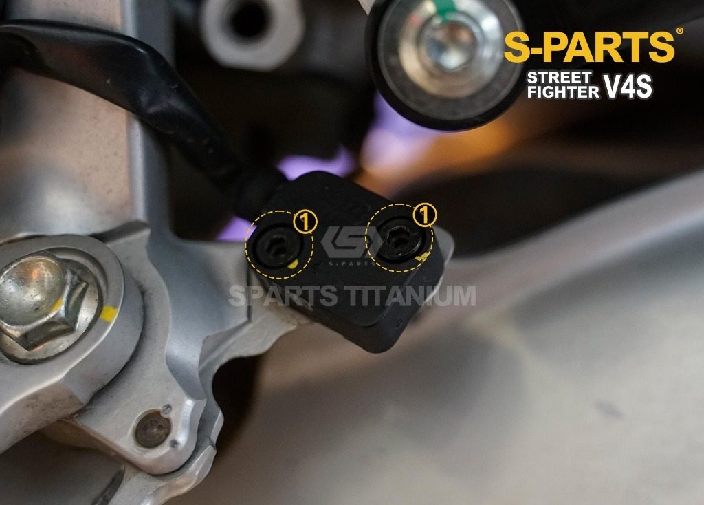 S-PARTS エスパーツ サイドスタンドスイッチ用チタンボルトセット STREETFIGHTER V4 S SP SP2 DUCATI ドゥカティ その他外装オプション・補修部品 外装