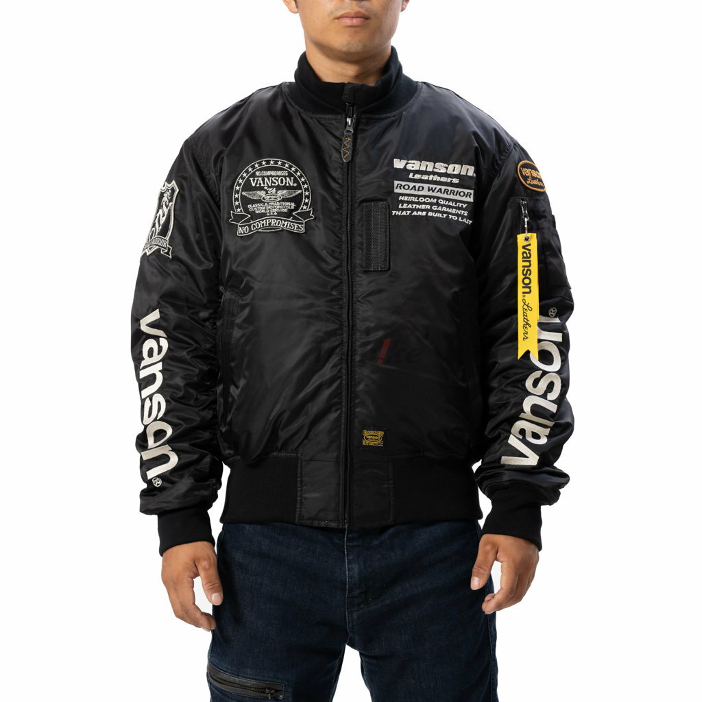 Vanson Leathers ブラックオーバーオール L vanson ブラック